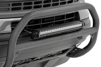 Nudge Bar 20 Inch Black Series Single Row LED 21-Up Ford Bronco Sport Rough Country