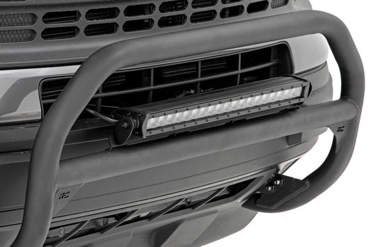 Nudge Bar 20 Inch Black Series Single Row LED 21-Up Ford Bronco Sport Rough Country