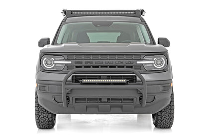 Nudge Bar 20 Inch Black Series Single Row LED 21-Up Ford Bronco Sport Rough Country