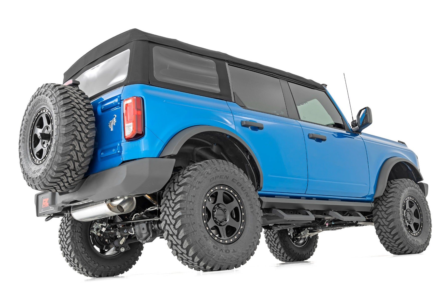 SR2 Adjustable Aluminum Step 21-Up Ford Bronco 4WD Rough Country