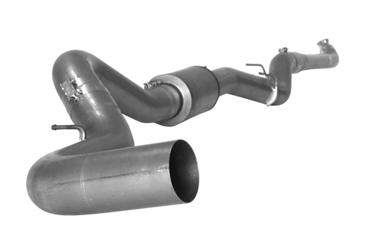 5" Downpipe Back Single With Muffler | 2007.5-2010 GM 2500/3500 6.6L DURAMAX-531001