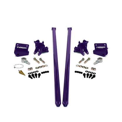 2011-2019 Chevrolet / GMC 58 inch Bolt On Traction Bars 4 inch Axle Diameter Illusion Purple