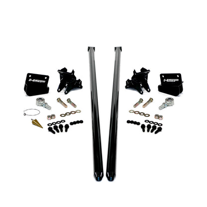 2011-2019 Chevrolet / GMC 58 inch Bolt On Traction Bars 4 inch Axle Diameter Ink Black