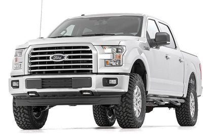3 Inch Ford Bolt-On Arm Lift Kit w/V2 Shocks 14-20 F-150 4WD Rough Country