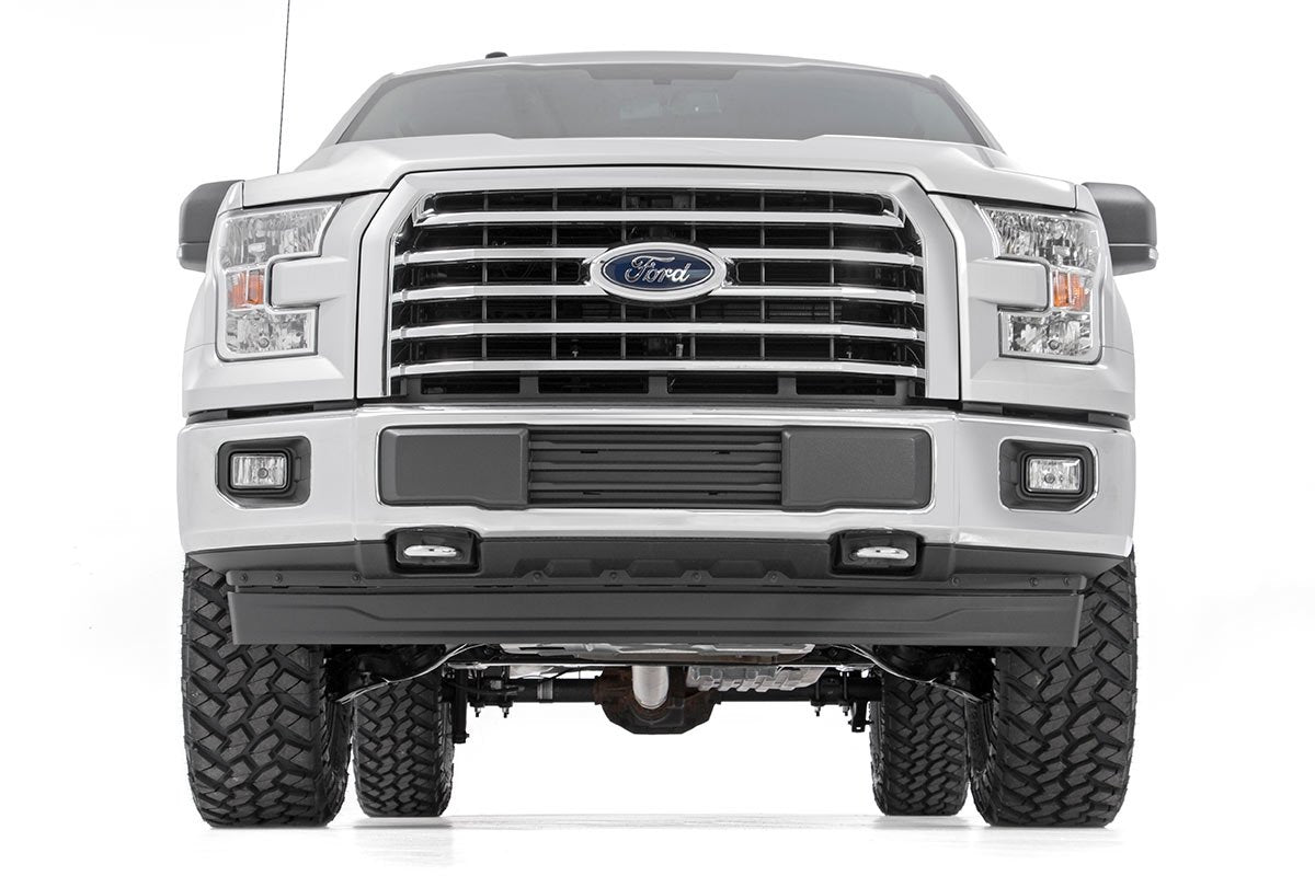 3 Inch Ford Bolt-On Arm Lift Kit w/V2 Shocks 14-20 F-150 4WD Rough Country
