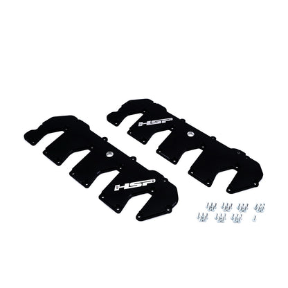 2011-2016 Chevrolet / GMC Billet Valve Covers Silk Satin Black
