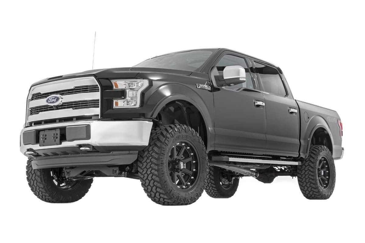 6 Inch Suspension Lift Kit Lifted Struts & V2 Shocks 15-20 F-150 4WD Rough Country