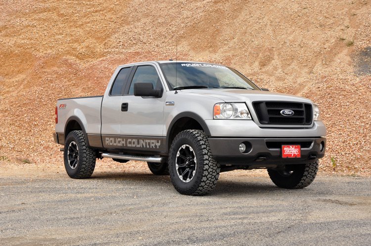 2 Inch Ford Strut Leveling Kit w/V2 Shocks 04-08 F-150 Rough Country