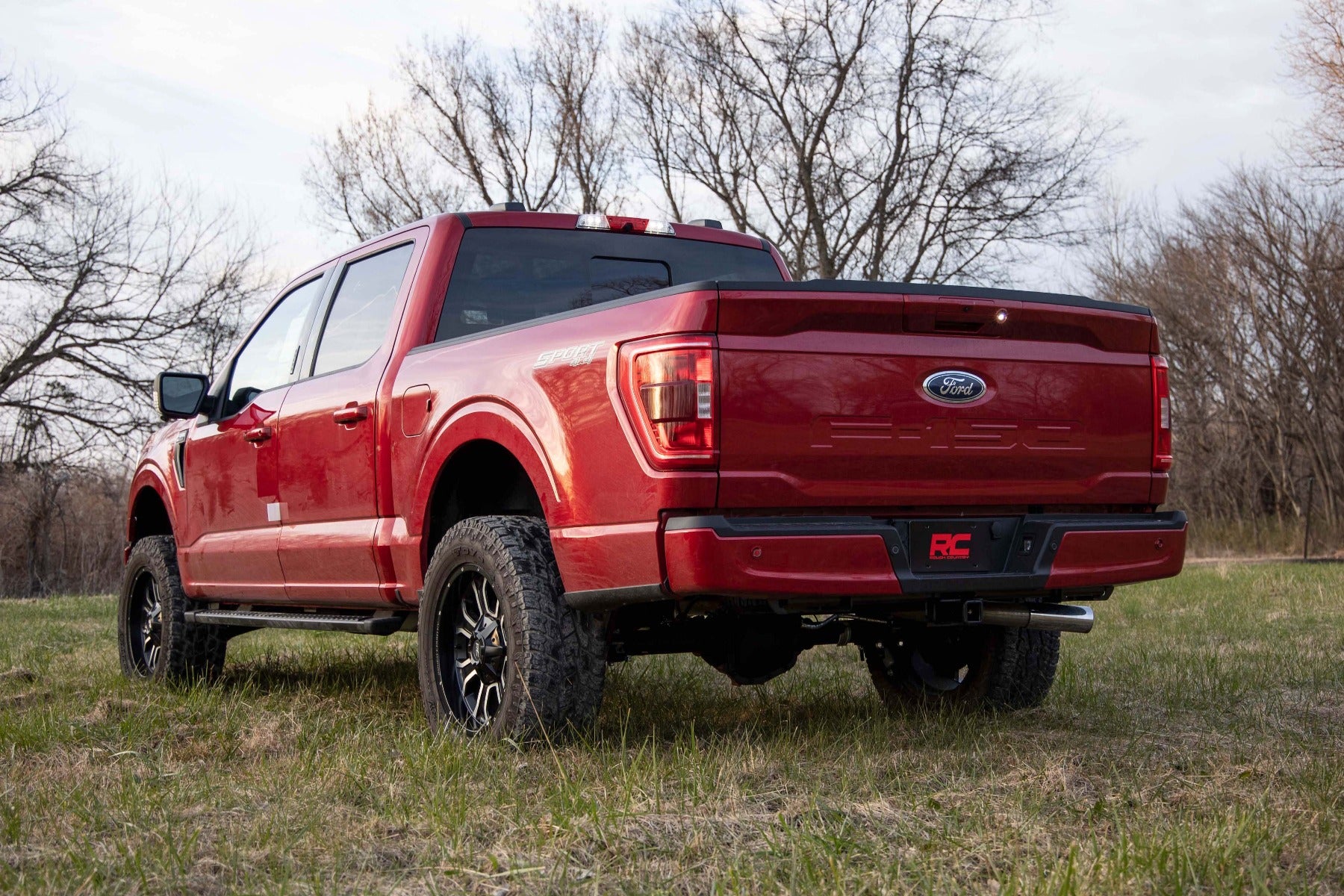 3 Inch Lift Kit Fabbed UCA N3/V2 2021 Ford F-150 4WD Rough Country