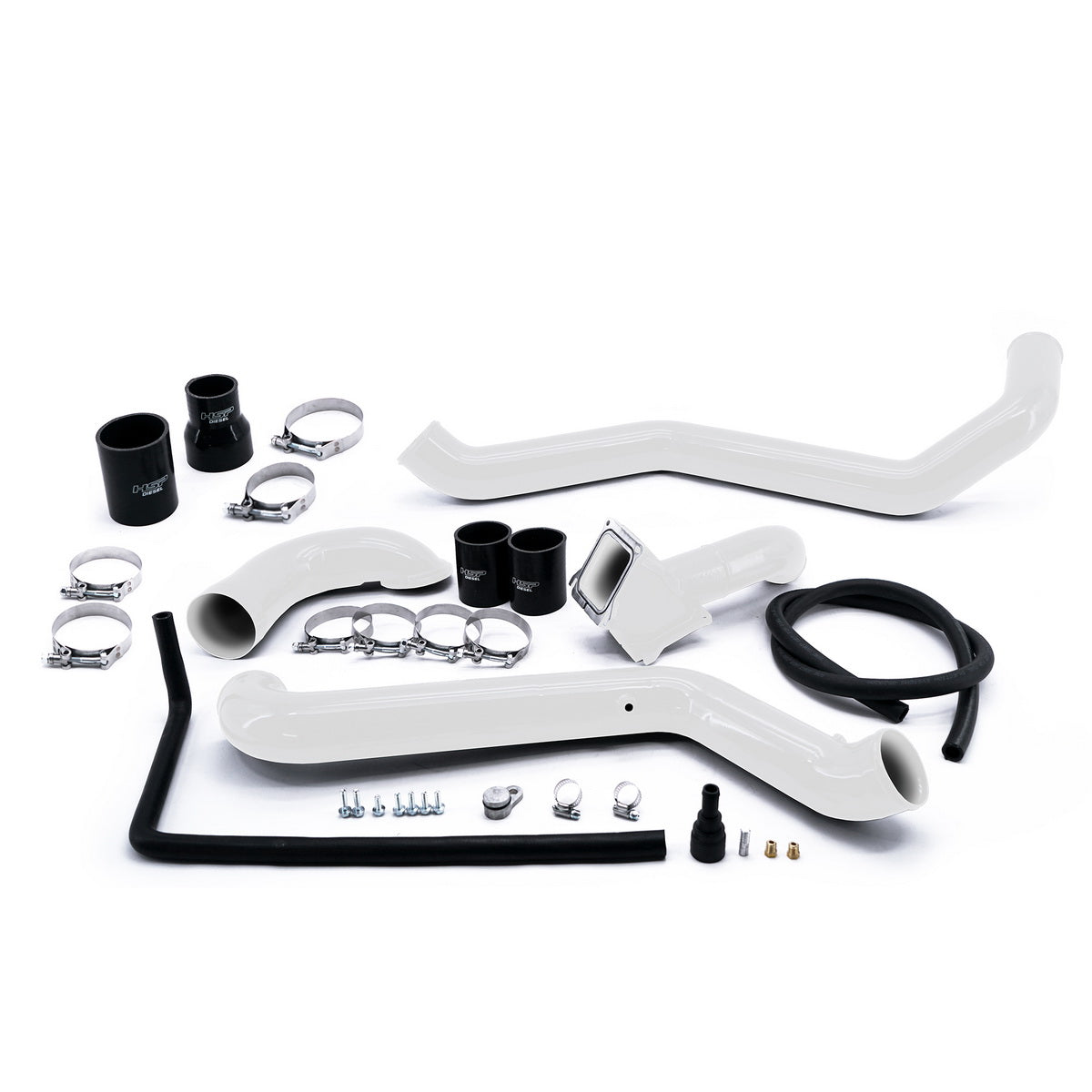 2011-2016 Chevrolet / GMC Intercooler Charge Pipe Bundle Polar White