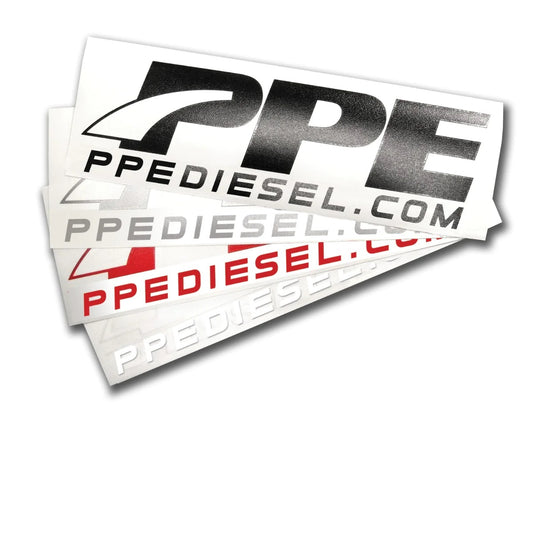 PPE Sticker Small Silver 8.5x2.5 
