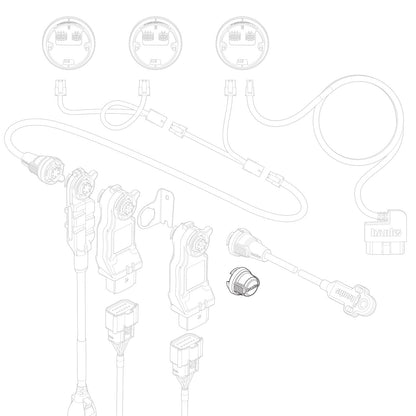 B-Bus Under Hood Termination Cap for iDash 1.8 Banks Power
