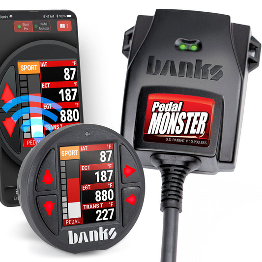 PedalMonster Throttle Sensitivity Booster, Standalone and iDash Kits for 2006-2007 CHEVY/GMC 2500/3500 CLASSIC BODY Banks Power