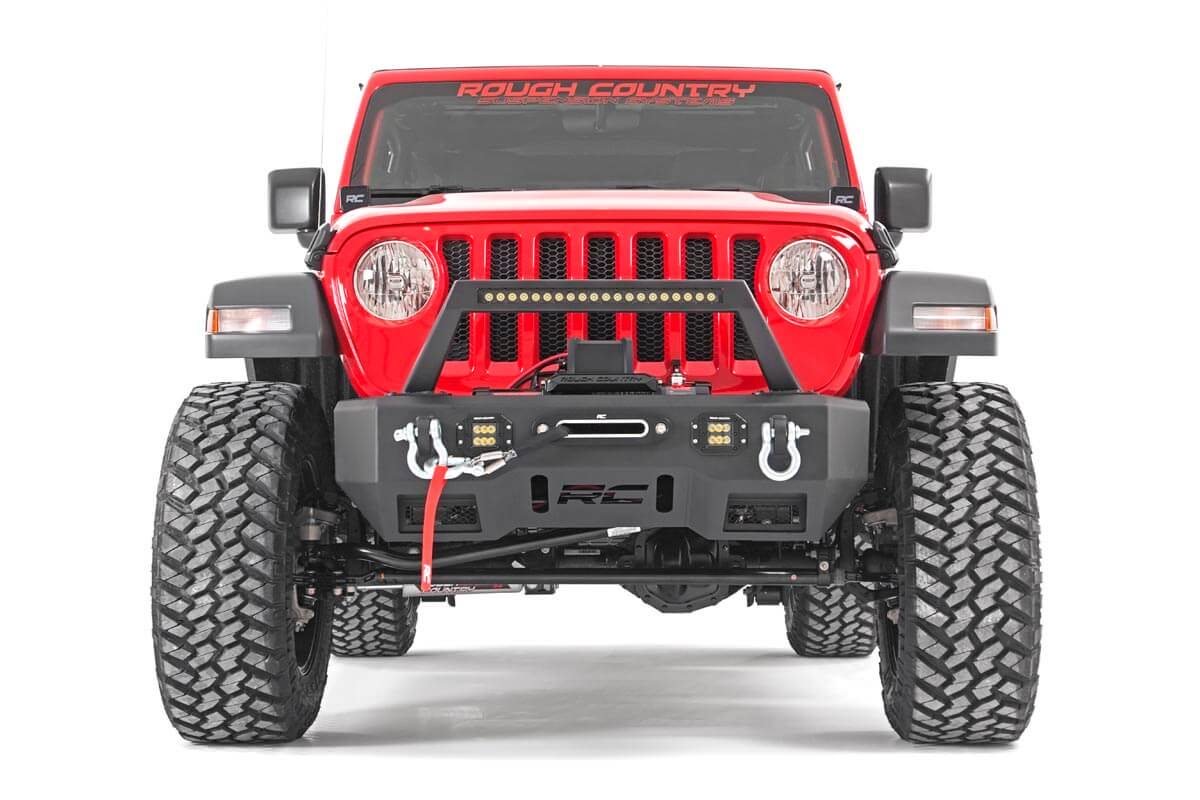 3.5 Inch Jeep Suspension Lift Kit Control Arm Drop & Vertex Shocks 18-20 Wrangler JL Rough Country