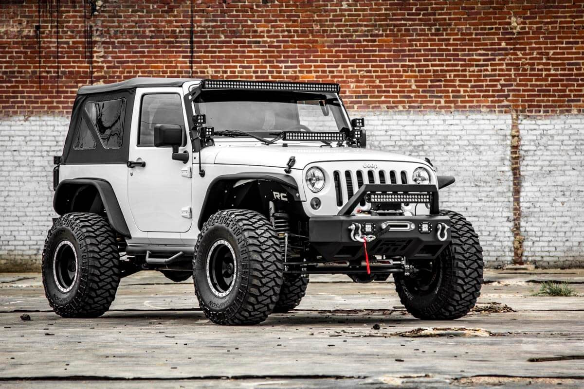 4 Inch Jeep X-Series Suspension Lift Kit Vertex 07-18 Wrangler JK Rough Country