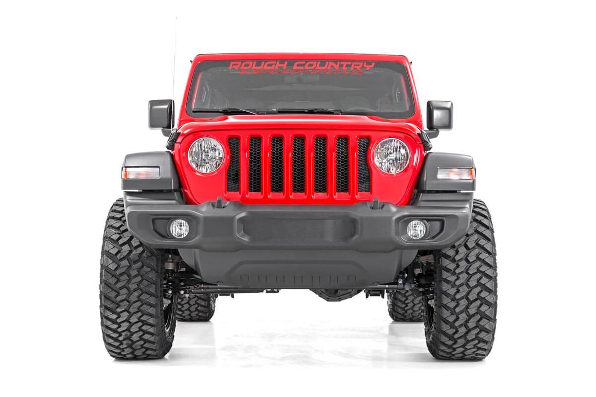 2.5 Inch Jeep Suspension Lift Kit Springs & Vertex Shocks 18-20 Wrangler JL Rough Country