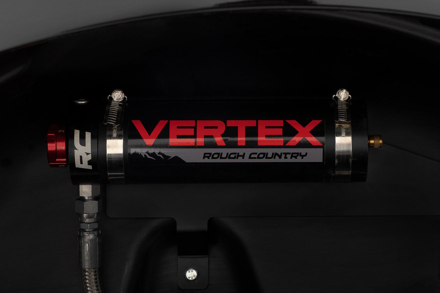 Vertex 2.5 Adjustable Coilovers Rear 7 Inch Ford Bronco 2021-Up Rough Country