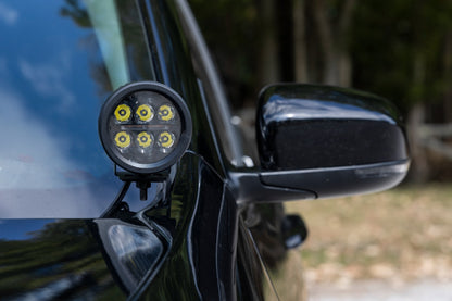 LED Light Kit Ditch Mount 3 Inch OSRAM Wide Jeep KL 14-21 Rough Country