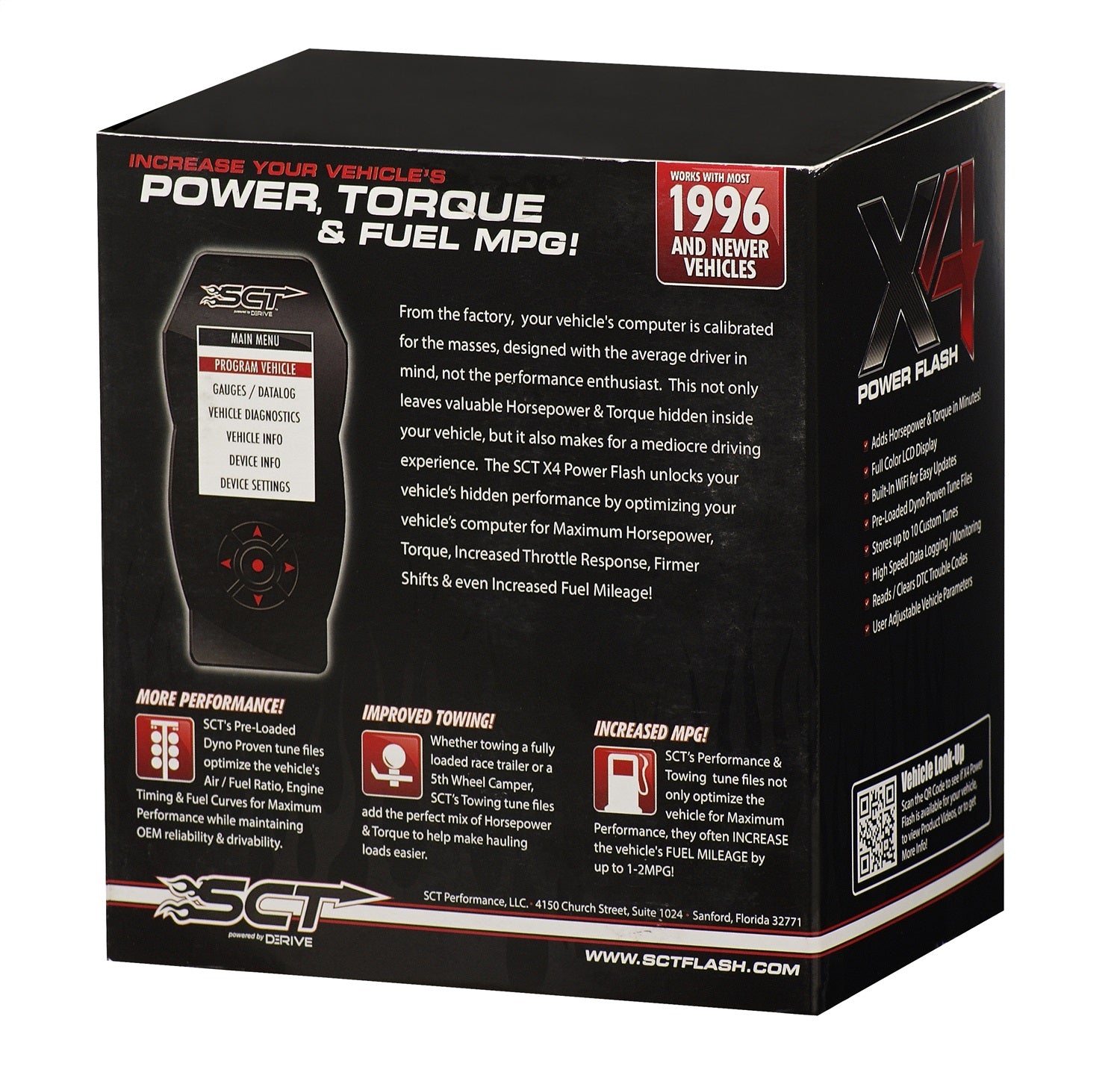 4X Power Flash Programmer Pre Loaded Ford Models SCT Performance