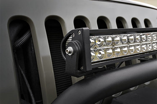 Jeep 20 Inch LED Light Bar Bumper Hoop Mounts TJ/YJ Rough Country