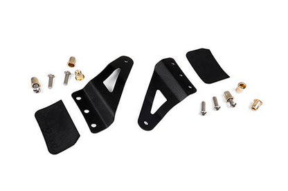 54 Inch Curved LED Light Bar Upper Windshield Mounts 07-13 PU/SUV Rough Country