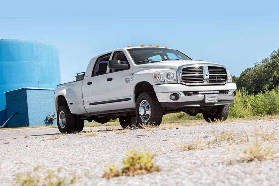 Dodge Hidden Bumper Kit w/ 20-Inch LED Light Bar Black Series w/ White DRL 03-18 Ram 2500/3500 Rough Country