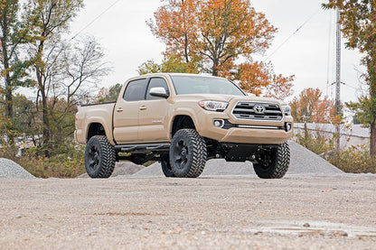 Toyota 30 Inch Cree LED Bumper Kit Black Series w/ Cool White DRL (16-19 Tacoma) Rough Country