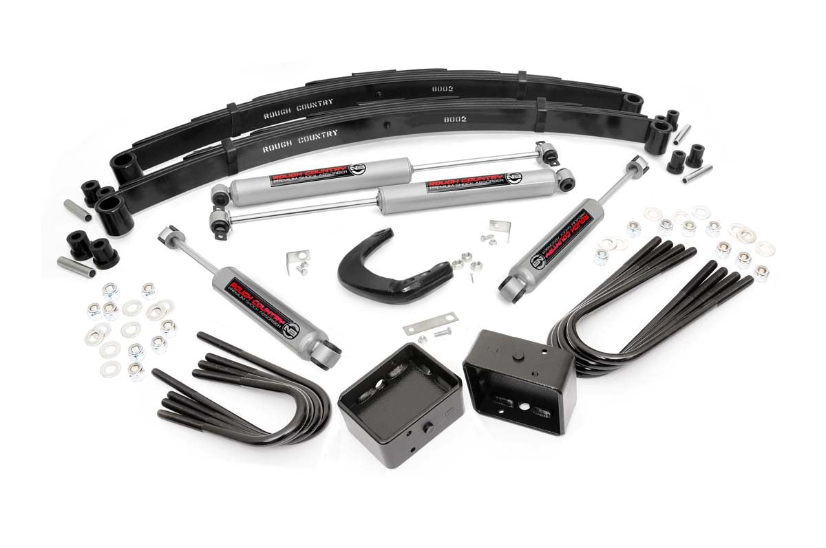 4 Inch Lift Kit | RR Blocks | Chevy/GMC C10/K10 C15/K15 Truck/Half-Ton Suburban/Jimmy (73-76)