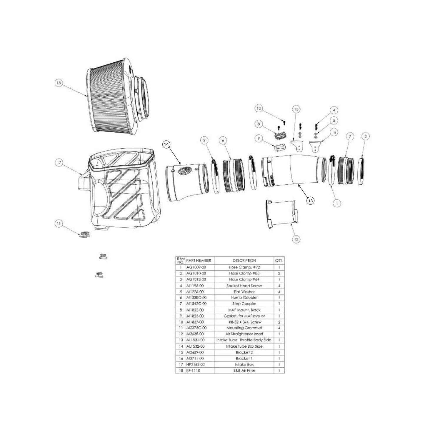 Cold Air Intake For 2025+ RAM 1500 RHO