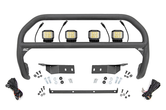 Nudge Bar 3 Inch Wide Angle Led (x4) 07-21 Toyota Tundra Rough Country