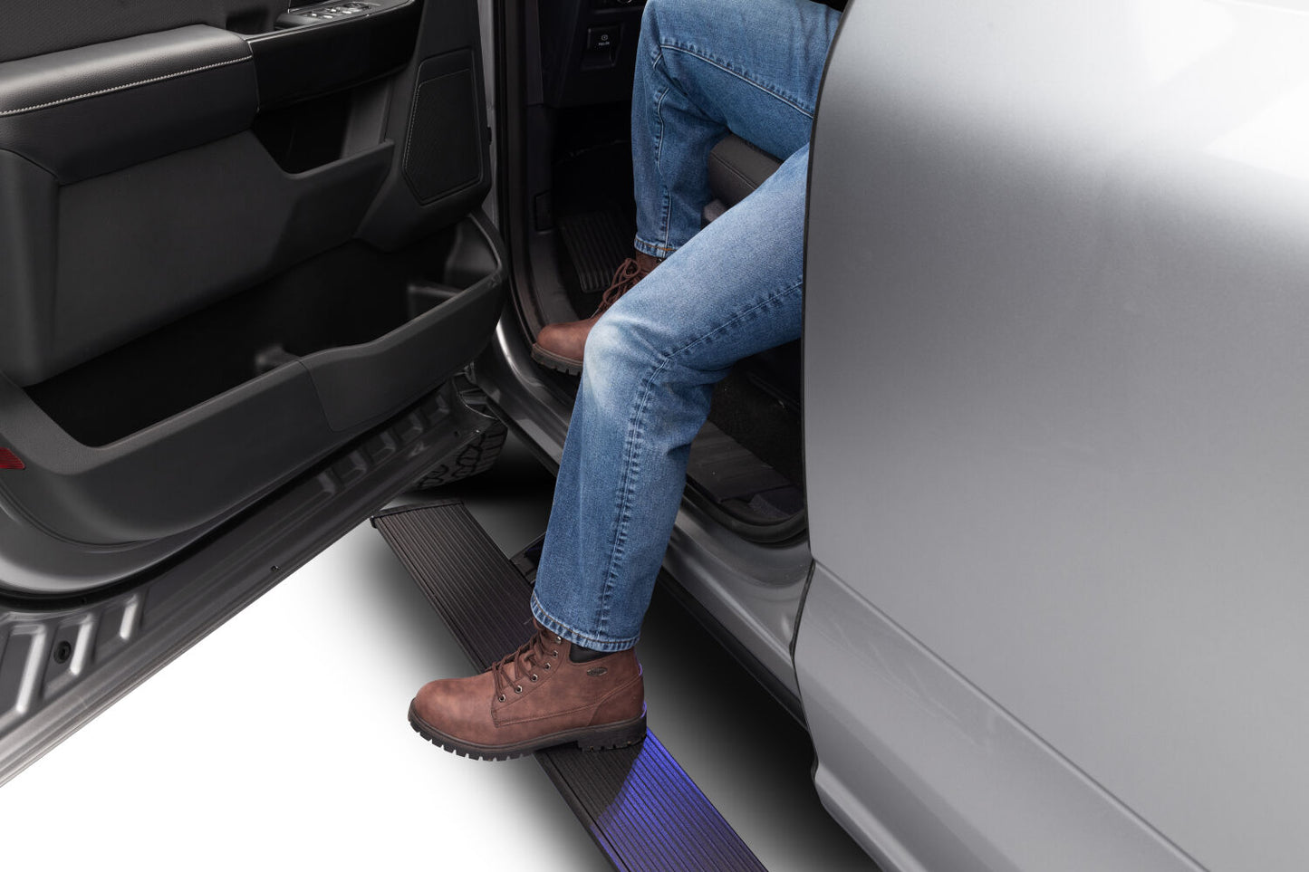 PowerStep Electric Running Boards For 2009-2014 Ford F-150 All Cabs AMP Research