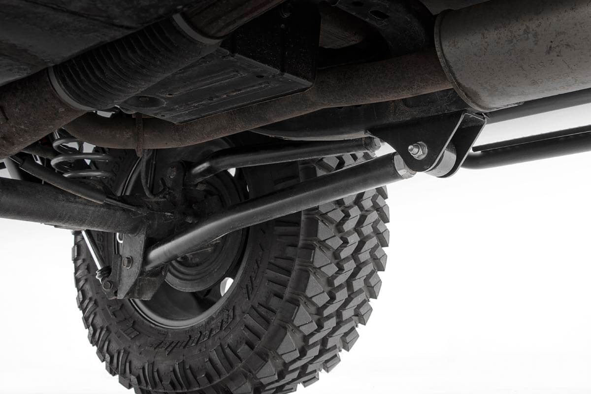 4.0 Inch Jeep Long Arm Suspension Lift Kit 07-11 Wrangler JK 2-door Rough Country