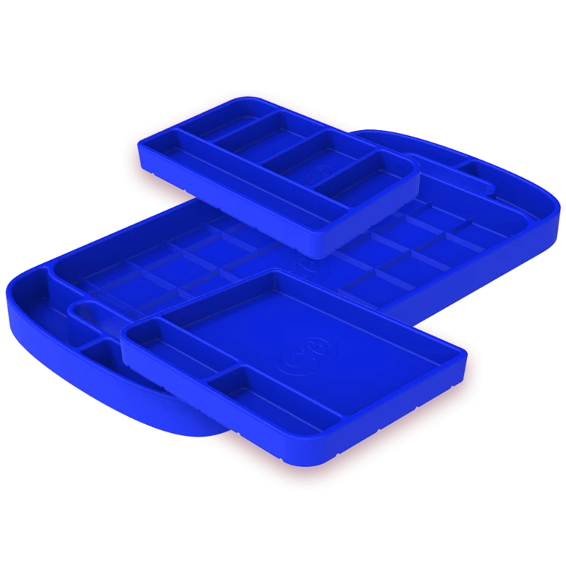 Silicone Tool Tray 3pc. Set - 4 Color Avail