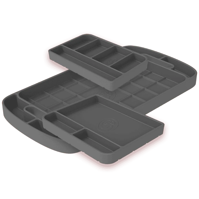 Silicone Tool Tray 3pc. Set - 4 Color Avail