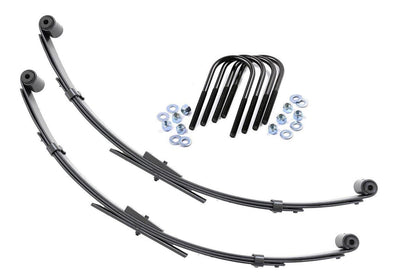 Rear Leaf Springs 2.5 Inch Lift Pair 87-95 Jeep Wrangler YJ 4WD Rough Country
