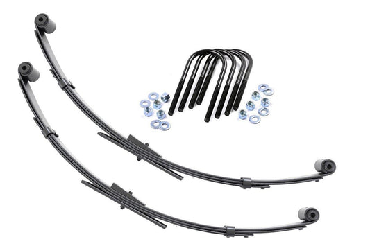 Rear Leaf Springs 2.5 Inch Lift Pair 87-95 Jeep Wrangler YJ 4WD Rough Country