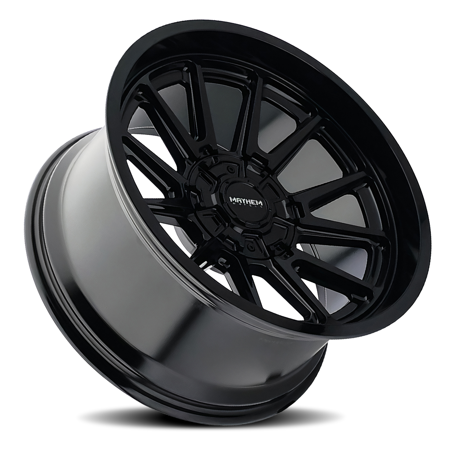 Mayhem Offroad Wheels Intrepid 8116 GB 20x9 Black 0 Off Set 8 Lug 5 BSM 125.2 Bore 170 Bolt Circle Cast Aluminum