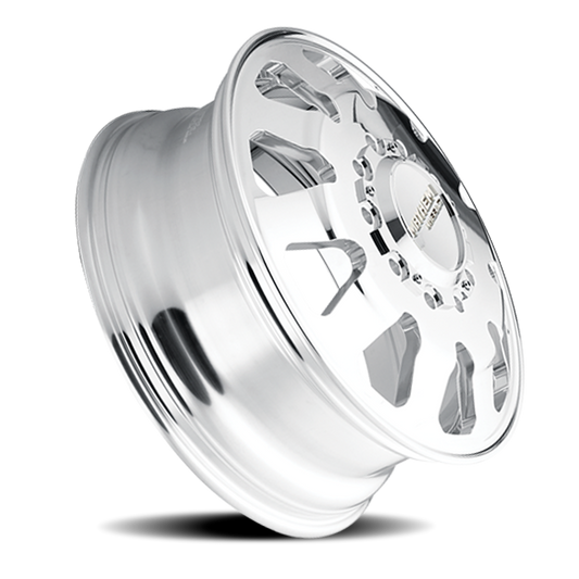 Mayhem Dually Wheels Challenger 8181 PO 22x8.25 Front Dually Polished 169 Off Set 10 Lug 11.28 BSM 220.1 Bore Cast Aluminum