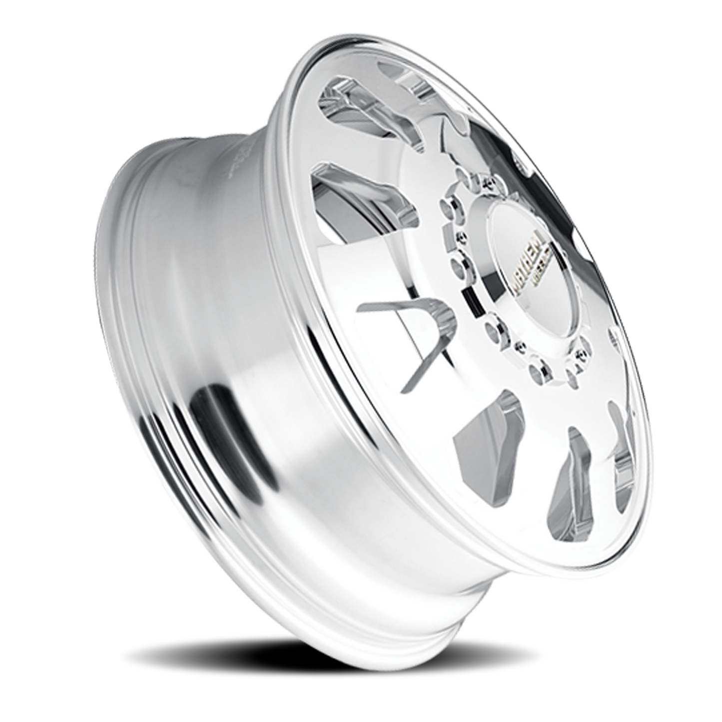 Mayhem Dually Wheels Challenger 8181 PO 22x8.25 Front Dually Polished 169 Off Set 10 Lug 11.28 BSM 170.1 Bore Cast Aluminum