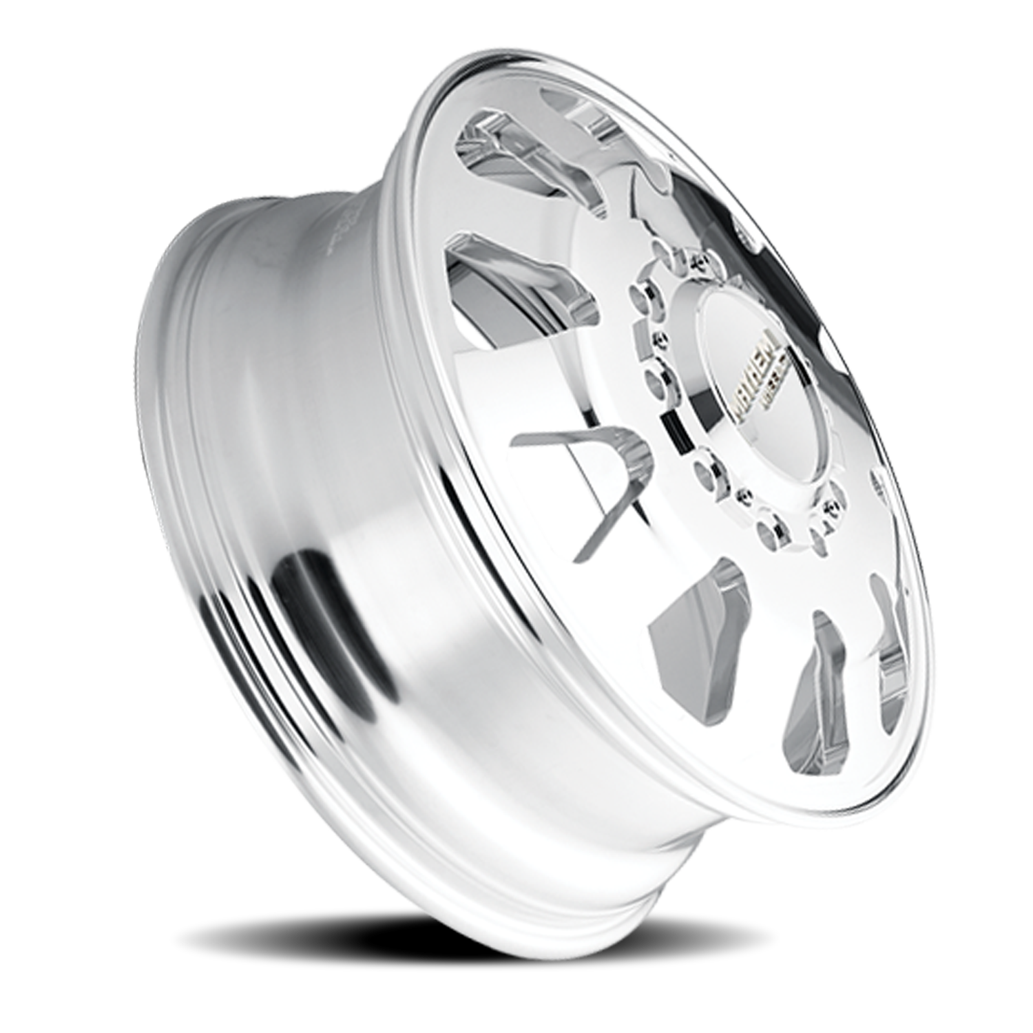 Mayhem Dually Wheels Challenger 8181 PO 22x8.25 Front Dually Polished 169 Off Set 10 Lug 11.28 BSM 170.1 Bore Cast Aluminum