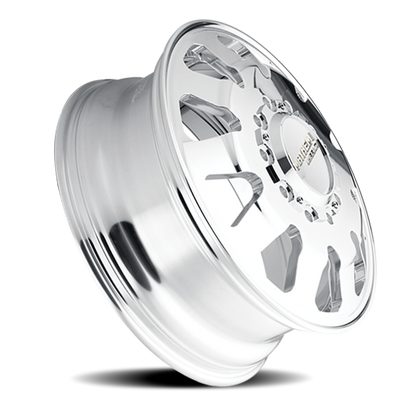 Mayhem Dually Wheels Challenger 8181 PO 22x8.25 Front Dually Polished 169 Off Set 10 Lug 11.28 BSM 170.1 Bore Cast Aluminum