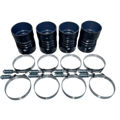 S&B 4"x 6" Intercooler Boot Kit with Clamps (Set of 4)
