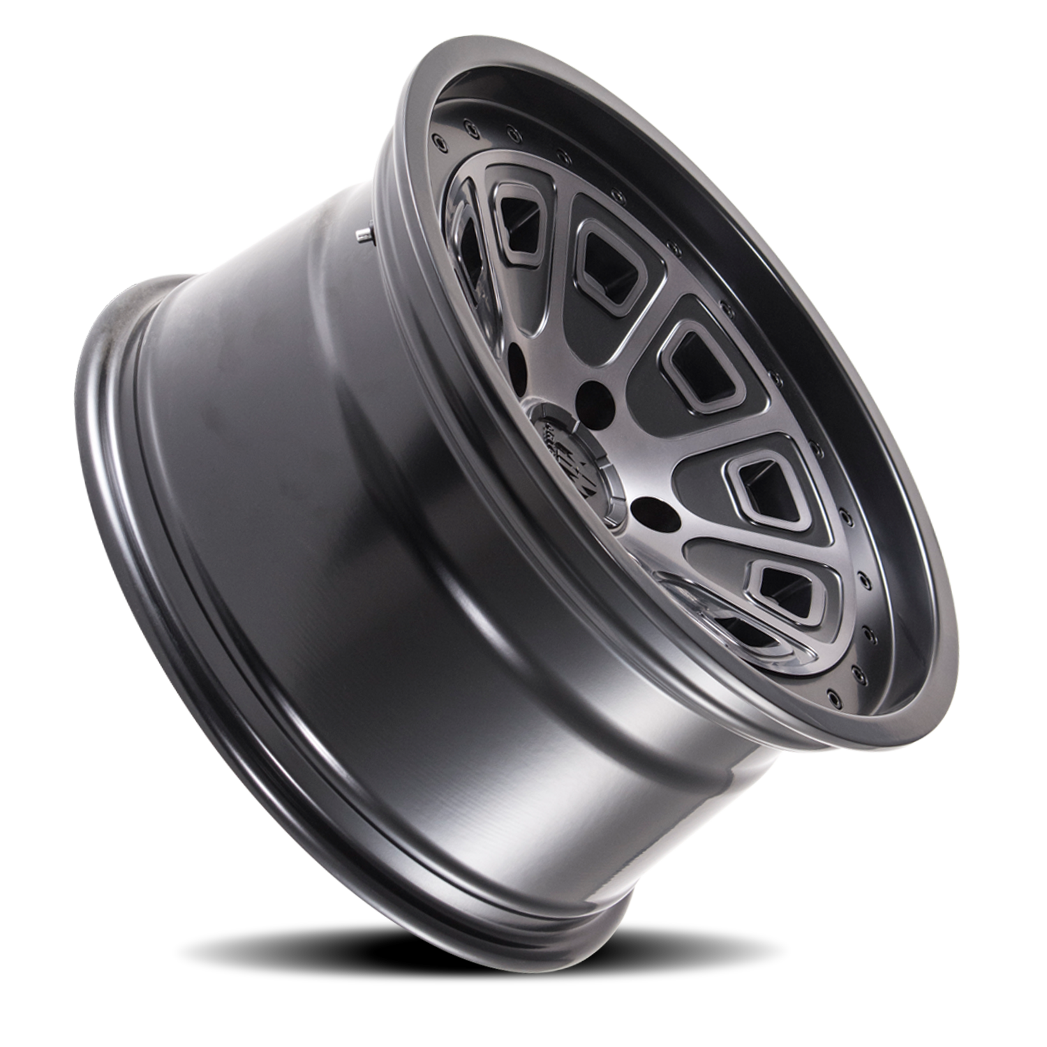 Mayhem Offroad Wheels Flat Iron 8301 MB 18x9 Dark Tint Black 0 Off Set 6 Lug 5 BSM 87.1 Bore Cast Aluminum