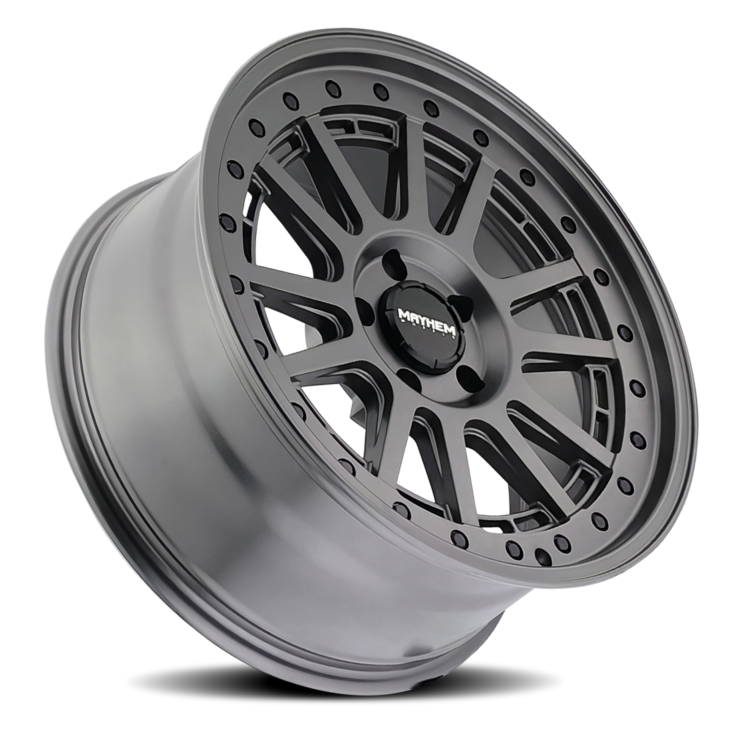 Mayhem Offroad Wheels Compass 8305 MGT 17x9 Matte Gunmetal -6 Off Set 5 Lug 4.76 BSM 78.1 Bore Cast Aluminum
