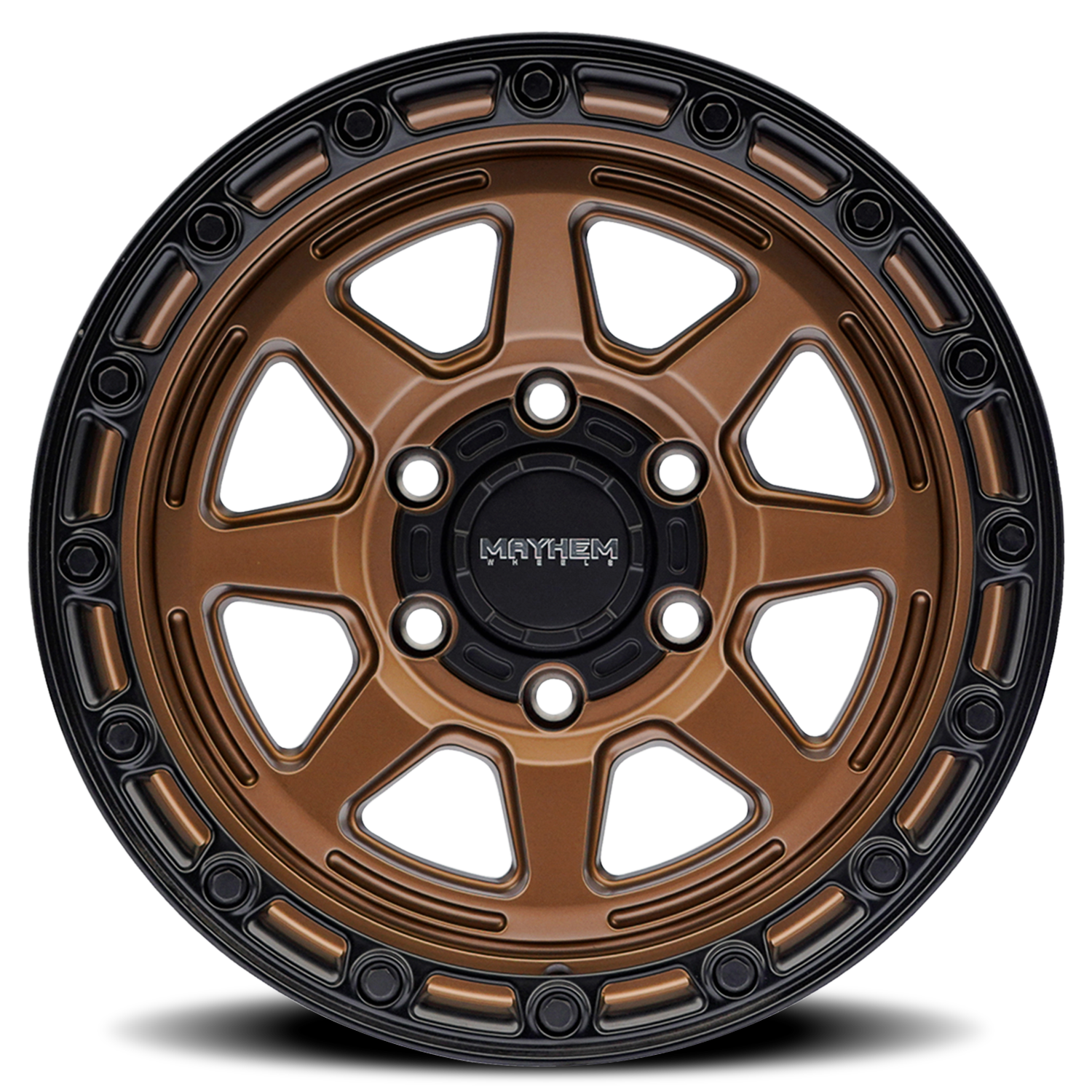 Mayhem Offroad Wheels Ridgeline 8306 BZ 17x8.5 Bronze -6 Off Set 6 Lug 4.51 BSM 87.1 Bore Cast Aluminum