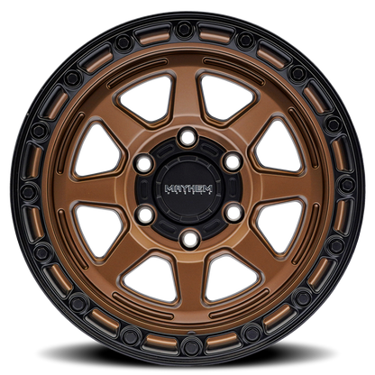 Mayhem Offroad Wheels Ridgeline 8306 BZ 17x8.5 Bronze -6 Off Set 5 Lug 4.51 BSM 78.1 Bore Cast Aluminum