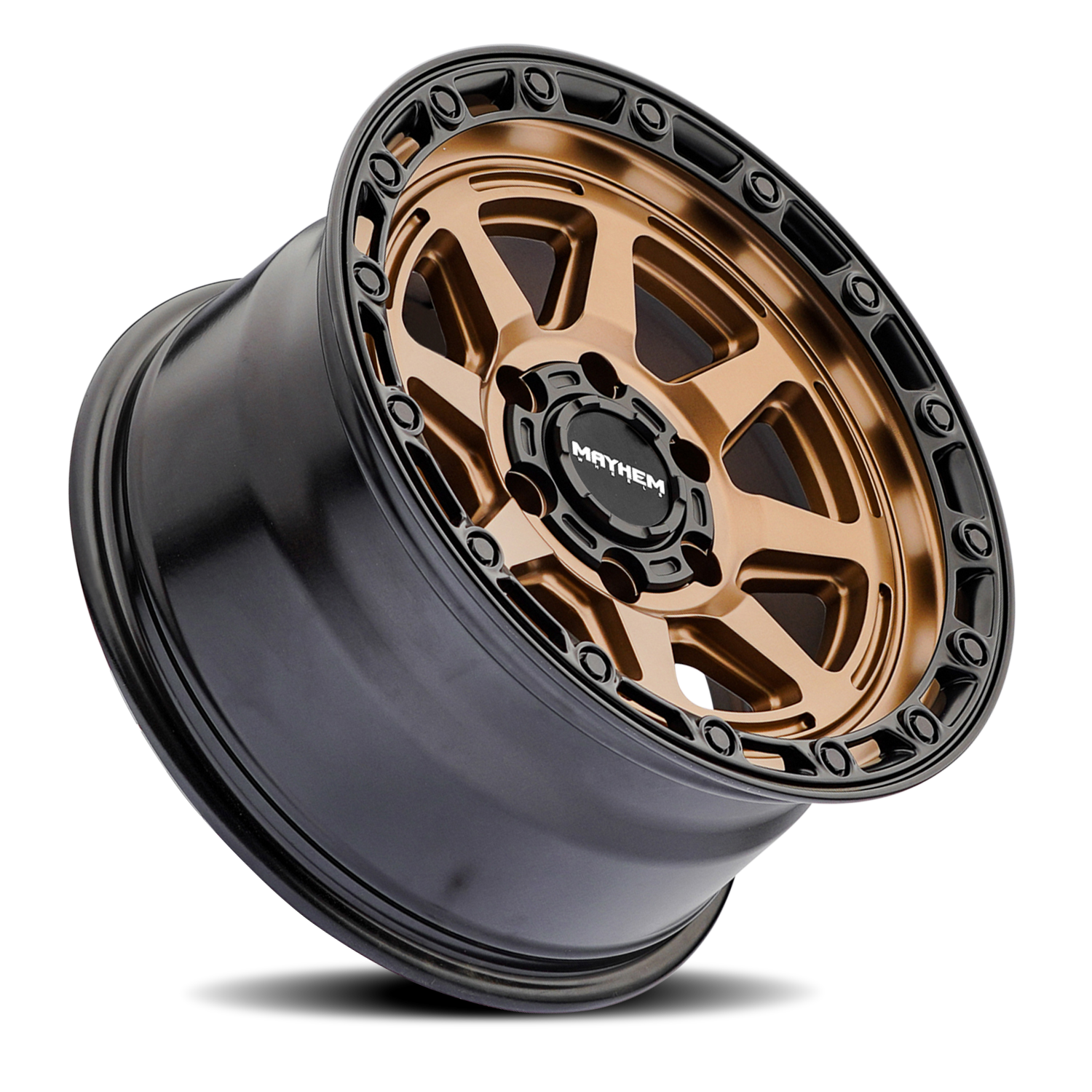 Mayhem Offroad Wheels Ridgeline 8306 BZ 17x8.5 Bronze -6 Off Set 6 Lug 4.51 BSM 106.1 Bore Cast Aluminum