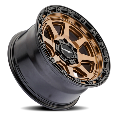 Mayhem Offroad Wheels Ridgeline 8306 BZ 17x8.5 Bronze 6 Off Set 6 Lug 4.99 BSM 106.1 Bore Cast Aluminum