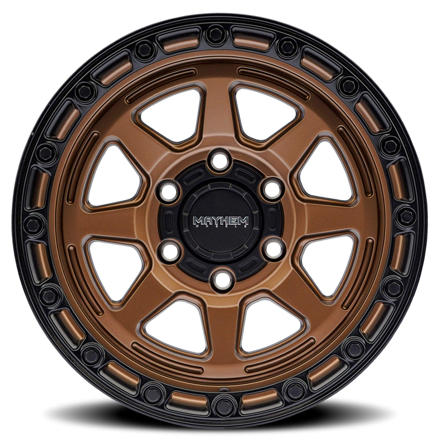 Mayhem Offroad Wheels Ridgeline 8306 BZ 17x8.5 Bronze 6 Off Set 6 Lug 4.99 BSM 106.1 Bore Cast Aluminum
