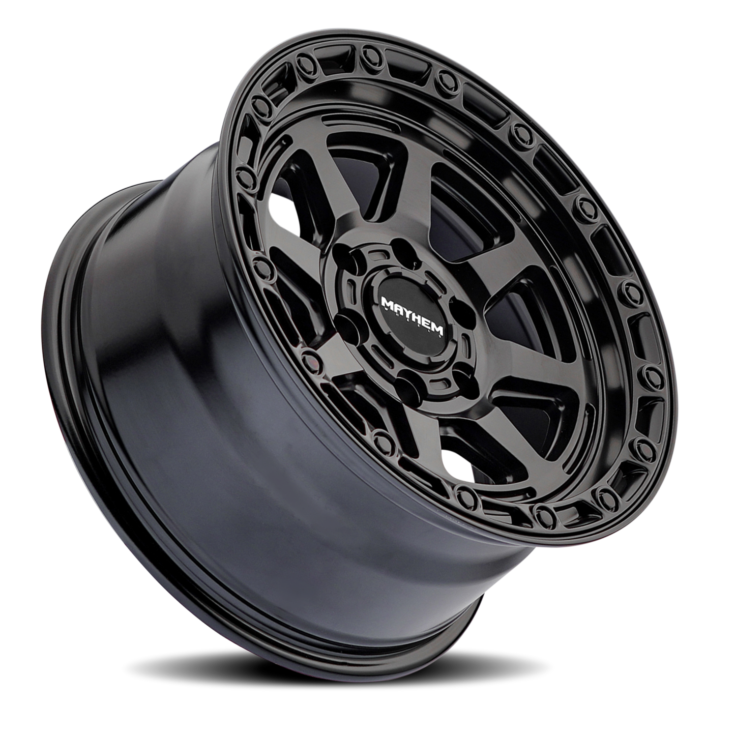 Mayhem Offroad Wheels Ridgeline 8306 MB 17x8.5 Black -6 Off Set 6 Lug 4.51 BSM 106.1 Bore Cast Aluminum